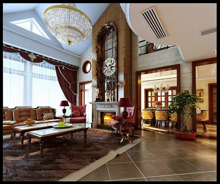 紀總中海大山地別墅設計之新古典案例