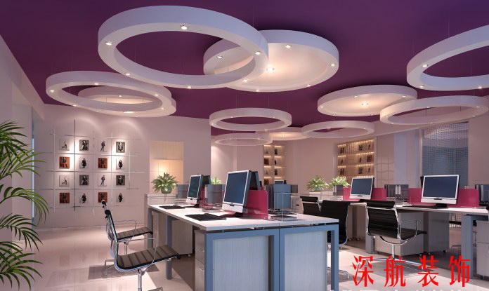 百分百服飾辦公室裝修前臺