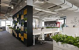 整體辦公室裝修施工,以整個布局及軟裝的結(jié)合