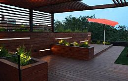 露臺裝修 打造一個光鮮亮麗的大露臺