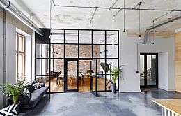 辦公室裝修設計,以原始特色為前提的現代辦公空間
