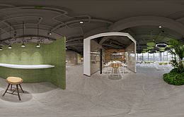 辦公室設計——流動、交互的綠色空間